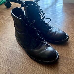 Men's Dark Brown Thursday Leather Boots Men’s US size 8